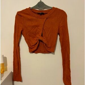 Lulus Orange Long Sleeve Top